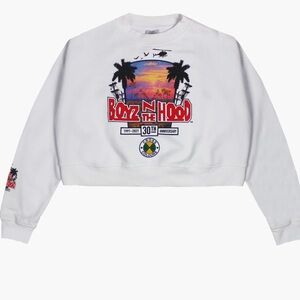 White Graphic Sweatshirt